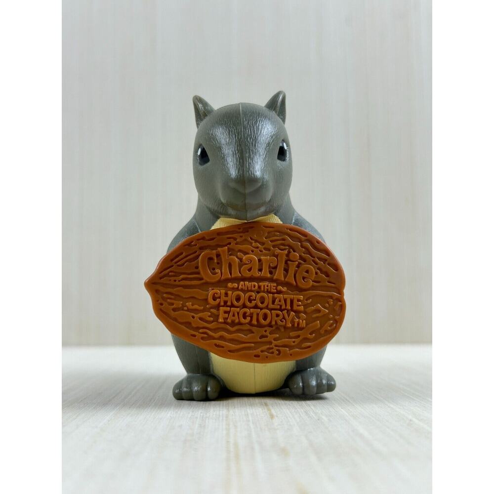 Vintage Charlie & The Chocolate Factory Squirrel Wendy's Kids Meal‎ Figure